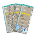 Laminated 2024 IGN ICAO VFR Regional Charts Pack for airplane pilots | BAYO