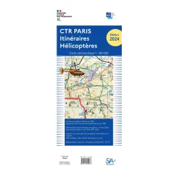 VFR SIA Helicopter Routes Chart (Paris CTR 2 and 3) 1:100,000 for airplane pilots | BAYO