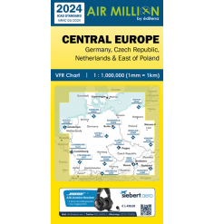 Carte VFR AIRMILLION Allemagne 2024
