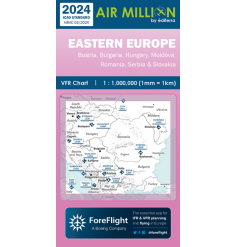 Europe de l’Est | Carte VFR AIRMILLION