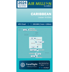 Carte VFR AIRMILLION Caribbean