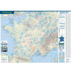 Carte VFR Air Million France murale