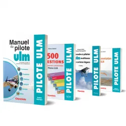 ULM Pack: ULM Pilot Manual + 500 Questions + Learn to Fly + Regulations for airplane pilots | BAYO