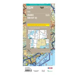 Laminated South-East Maps - IGN for airplane pilots | BAYO