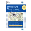 Carte VFR SIA Strasbourg Alsace Lorraine au format 1:250000 édition 2025