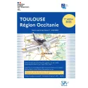 VFR SIA Chart Toulouse Midi-Pyrénées 1:250000 for airplane pilots | BAYO