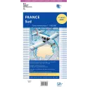 VFR SIA Chart South of France 1:1 000 000 for airplane pilots | BAYO