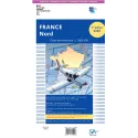 VFR SIA Chart North of France 1:1 000 000 for airplane pilots | BAYO