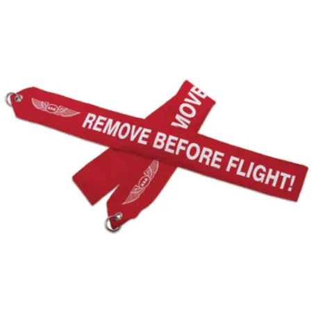 Flamme remove before flight plastique avec anneau  - 1