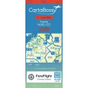 Carte aéronautique VFR CartaBossy régionales Echelle 1 : 500 000