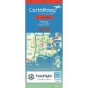 CartaBossy Regional VFR Aeronautical Charts, Scale 1:500,000