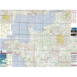 CartaBossy Regional VFR Aeronautical Charts, Scale 1:500,000