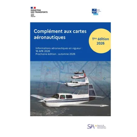 Supplement to the 2026 SIA VFR aeronautical charts, first edition