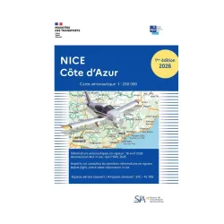 SIA VFR chart, first edition 2026, Nice Côte d’Azur, scale 1:250,000