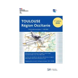 SIA VFR chart, first edition 2026, Toulouse Occitanie Region, scale 1:250,000