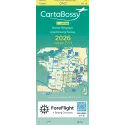 France - Weekend 2024 VFR Aeronautical Chart CartaBossy Airplane / ULM / Balloon VFR for airplane pilots | BAYO