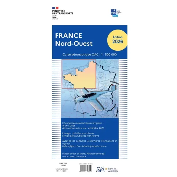 Regional Cartes 2026 OACI VFR