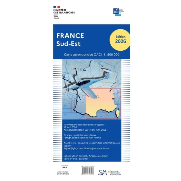 Regional Cartes 2026 OACI VFR