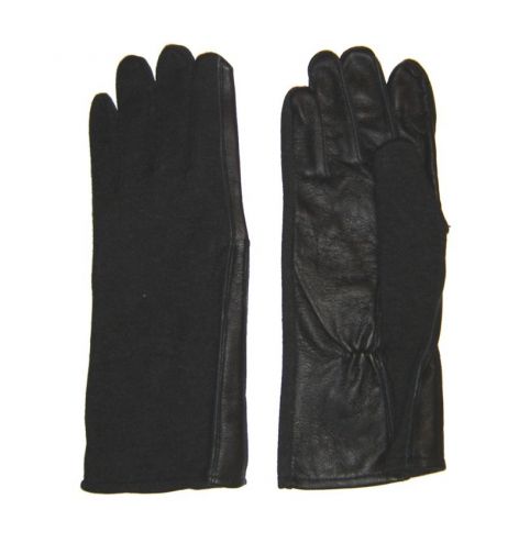 Gants de pilote en nomex - noir  - 1