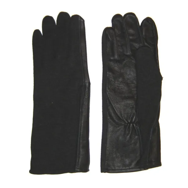 Pilot gloves in Nomex - black for airplane pilots | BAYO