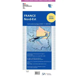 Laminated OACI VFR North East Map - 2026 Edition