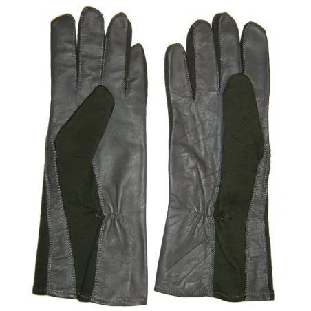 Gants de pilote en nomex - vert  - 1