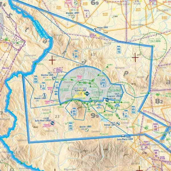 AIRMILLION VFR Plan and Chart Eastern Europe 2026 Scale 1:1,000,000