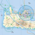Map et carte ouverte VFR AIRMILLION Sud de la Grèce 2026 Echelle de 1 500000