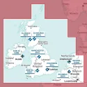 Carte ouverte VFR AIRMILLION United Kingdom et Irlande 2026 Echelle de 1 1000000