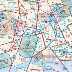 AIRMILLION VFR Open Map and Chart Southern England and Wales 2026 Scale 1:500,000