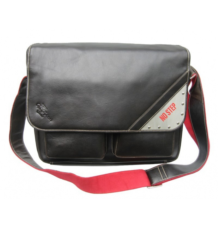 Sacoche en cuir Wingbag Noir Sacoche en cuir Wingbag Noir