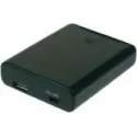 Boitier piles avec connecteur femelle USB