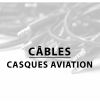 Câbles - Casque aviation