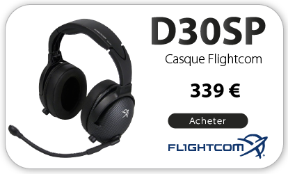 D30SP casque flightcom