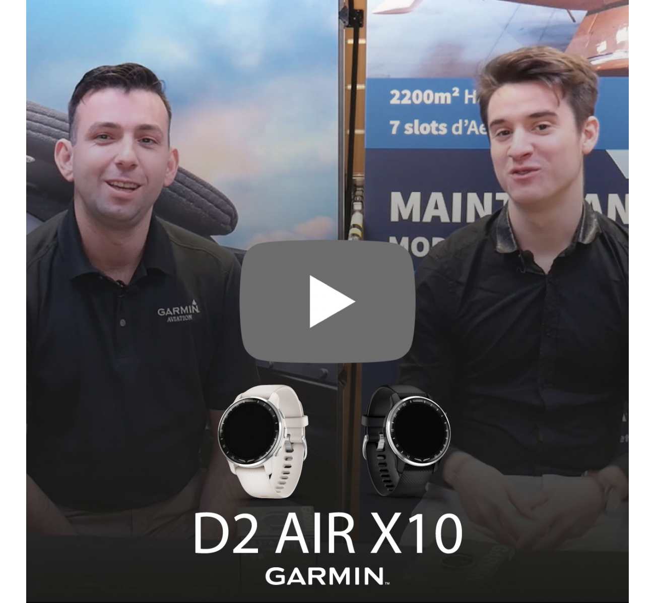 Vidéo : Présentation de la  nouvelle montre D2 Air X10, avec Garmin
