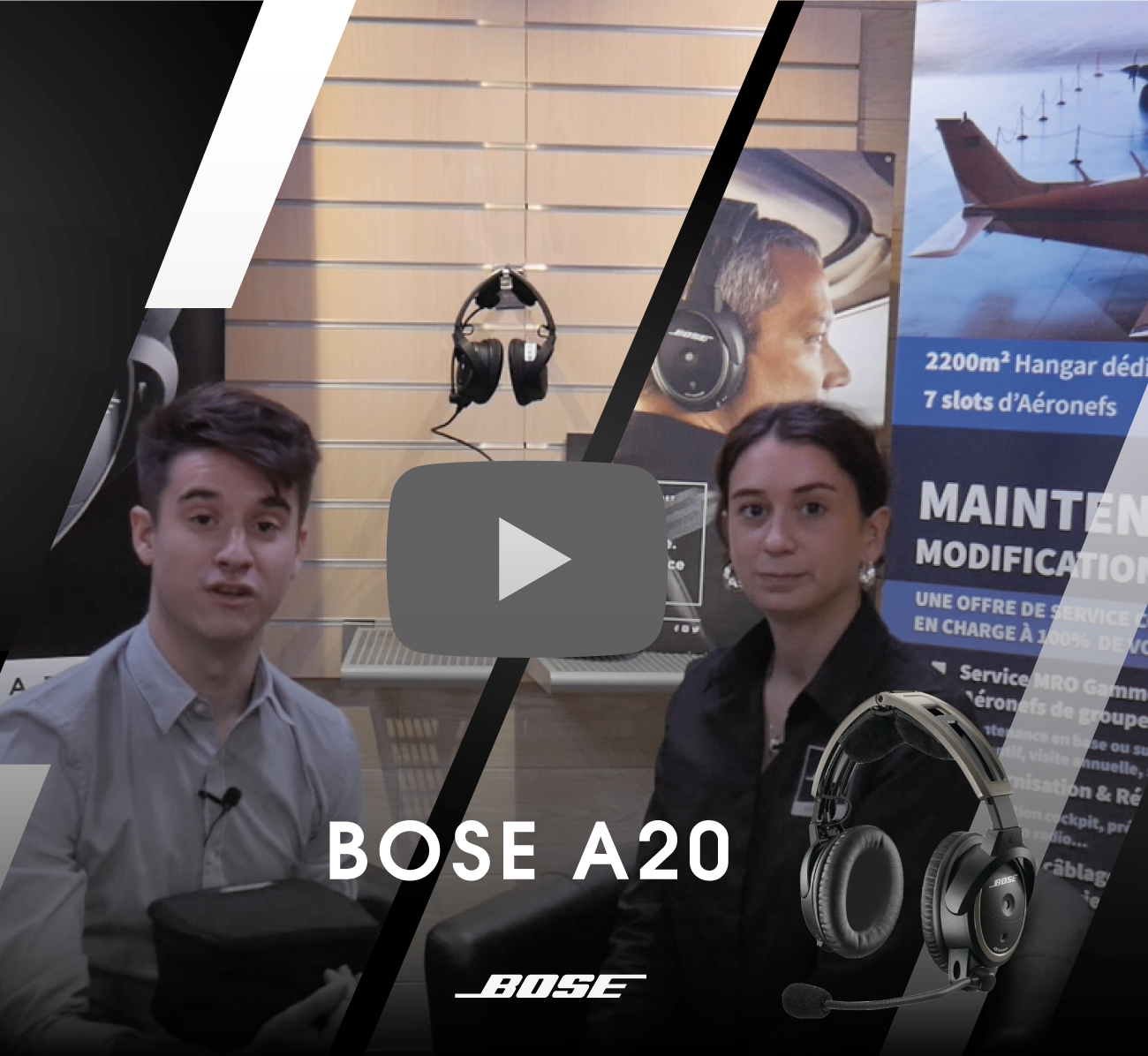 Présentation du casque Bose A20 