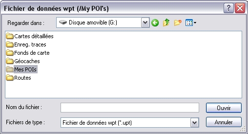 Fichier de données