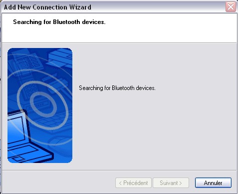 Service de recherche bluetooth