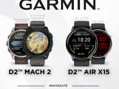 Garmin aviation D2™ Air X15 et D2™ Mach 2