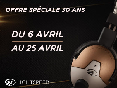 Lightspeed célèbre ses 30 ans avec une offre spéciale sur le casque Delta Zulu